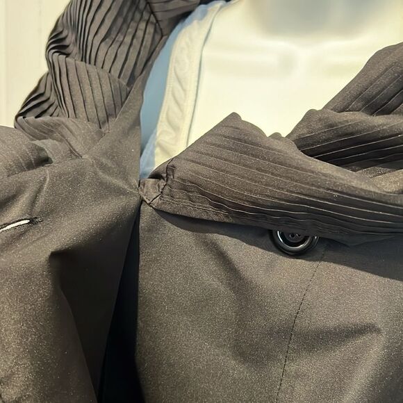 Novelti Black A Line Water Repellent Lined‎ Jacket Size 14P - Picture 6 of 12